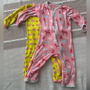 KicKee Zipper Coverall Bundle 3-6months